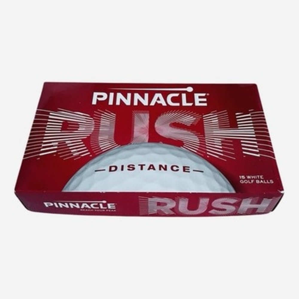 Pinnacle Golf Rush Distance 15 White Golf Balls Box New In Box